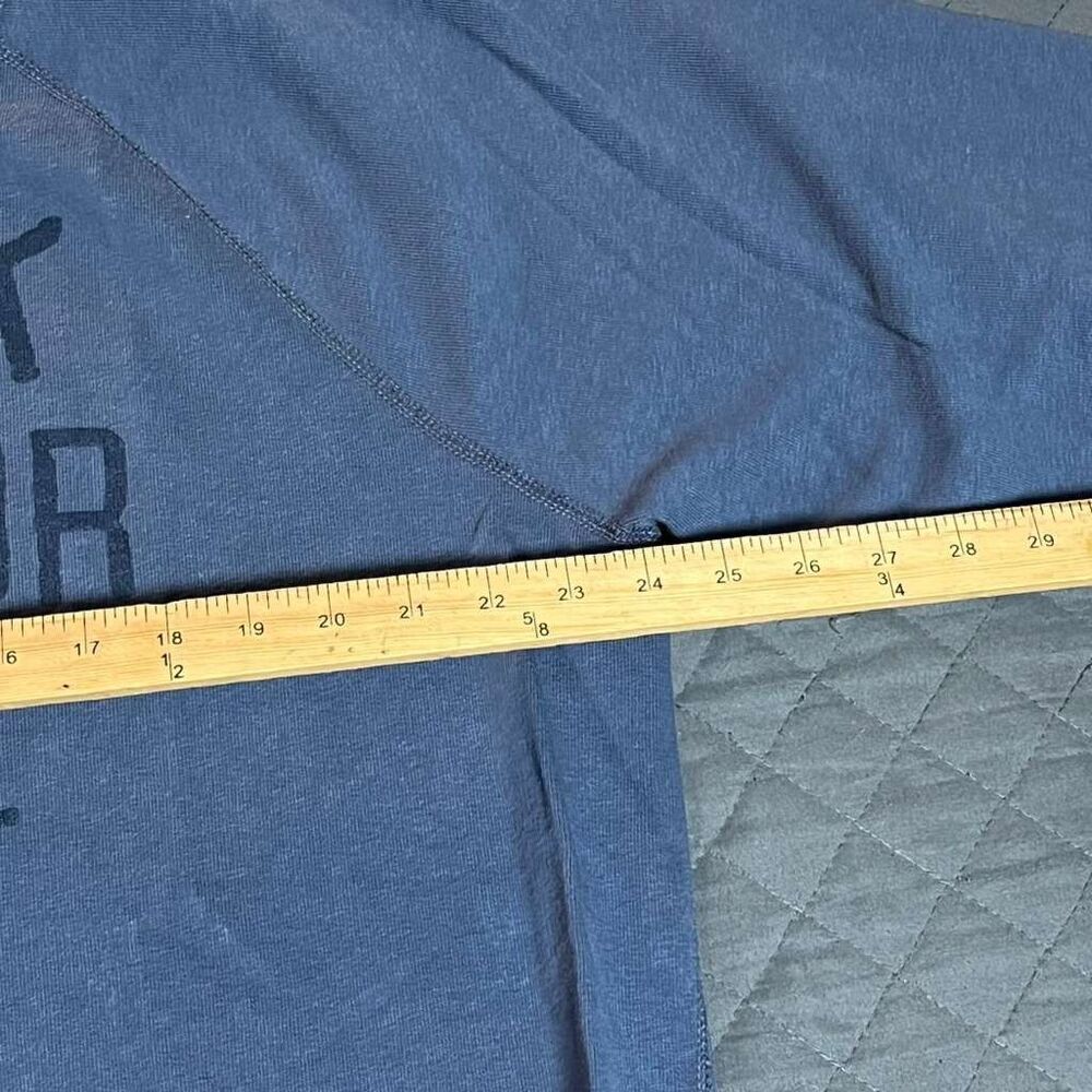 J.CREW Dark Harbor Maine‎ Vintage Fleece Crewneck Sweatshirt Blue Men’s XL - Picture 8 of 9
